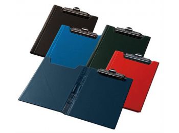 Felírótábla, fedeles, A4, sarokzsebbel, PANTAPLAST, piros