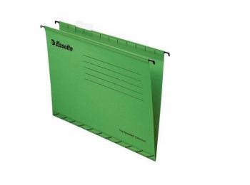 Függőmappa, újrahasznosított karton, A4, ESSELTE Classic, zöld (E90318)