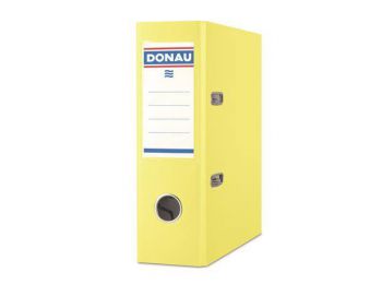 Iratrendező, 75 mm, A5, PP/karton, DONAU Master, citromsár