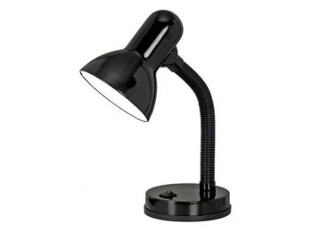 Asztali lámpa, 40 W, EGLO Basic, fekete (VLBSF)