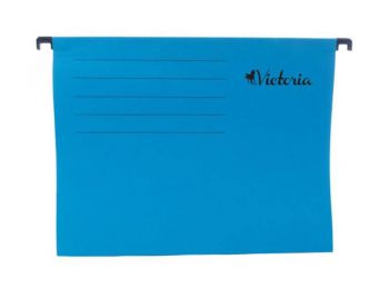 Függőmappa, karton, A4, VICTORIA, kék (IDFK)