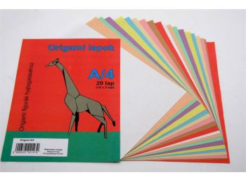 Origami papír, A4 (ISKE014)