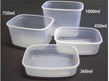 Műanyag tál, lezárható, 750 ml Svéd (KHMU119)