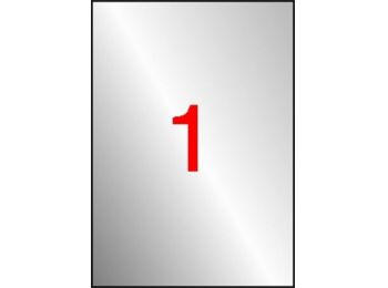 Etikett, 210x297 mm, poliészter, időjárásálló, APLI, e