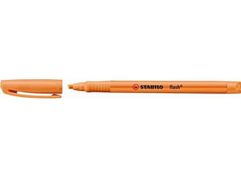 Szövegkiemelő, 1-3,5 mm, STABILO Flash, narancssárga (TST