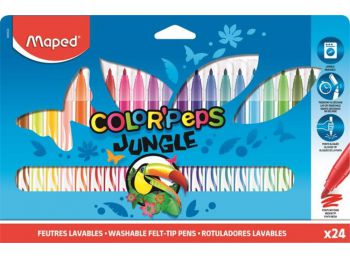 Filctoll készlet, 2,8 mm, kimosható, MAPED Color`Peps Jung