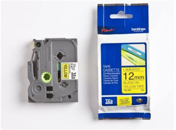 Feliratozógép szalag, 12 mm x 8 m, BROTHER, TZe-631 sárga