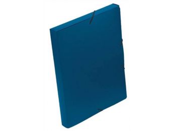 Gumis mappa, 30 mm, PP, A4, VIQUEL Coolbox, kék (IV021302)