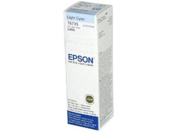 T67354A10 Tinta L800 nyomtatóhoz, EPSON, világos cián, 70
