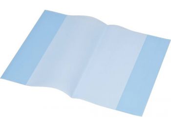 Füzet- és könyvborító, A5, PP, 80 mikron, narancsos fel