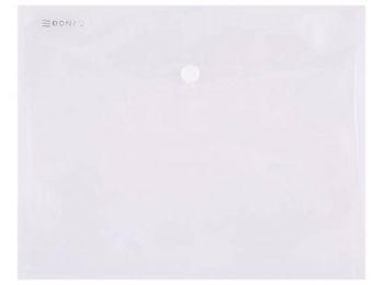 Irattartó tasak, 240x186x0,18, A5, PP, patentos, DONAU, át