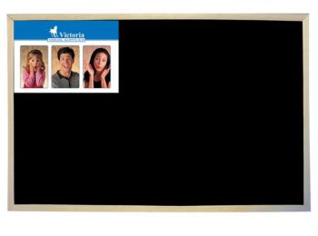 Krétás tábla, fekete felület, nem mágneses, 30x40 cm, f