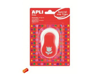 Mintalyukasztó, tulipán, 25,4mm, APLI Creative, piros (LCA13299)