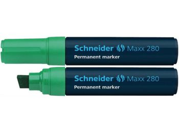Alkoholos marker, 4-12 mm, vágott, SCHNEIDER Maxx 280, zöld (TSC280Z)