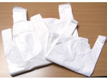 Ingvállas tasak, fehér, 40x11x60 cm (CSZI03)