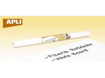 Öntapadó tábla, táblamarkerrel írható, APLI, fehér (L