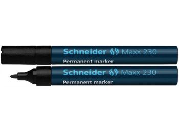 Alkoholos marker, 1-3 mm, fémházas, SCHNEIDER Maxx 230, fe