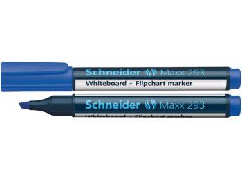 Tábla- és flipchart marker, 2-5 mm, vágott, SCHNEIDER Maxx 293, kék (TSC293K)