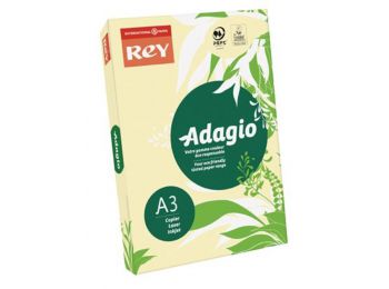 Másolópapír, színes, A3, 80 g, REY Adagio, pasztell sár