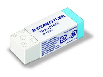 Radír, kombinált, STAEDTLER Rasoplast Combi (TS526BT30)