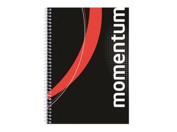 Spirálfüzet, A4, kockás, 90 lap, perforált, lyukasztott,