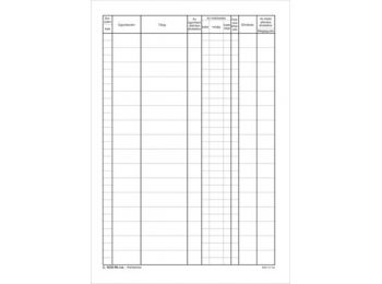 Nyomtatvány, előadói munkanapló, 20 lap, A4, VICTORIA, C