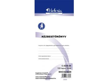 Nyomtatvány, kézbesítőkönyv, 100 lap, VICTORIA, C.5230-29, 10 tömb/csomag (NVC523029)