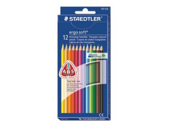 Színes ceruza készlet, háromszögletű, STAEDTLER Ergo So