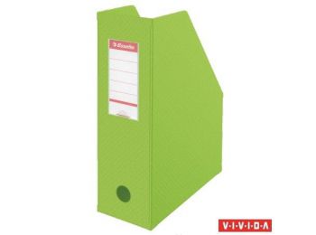 Iratpapucs, PVC/karton, 100 mm, összehajtható, ESSELTE, Vi