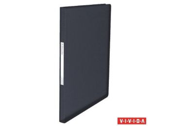 Bemutatómappa, 60 zsebes, A4, ESSELTE Vivida, fekete (E6240