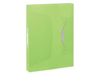 Gumis mappa, 40 mm, PP, A4, ESSELTE Vivida Jumbo, Vivida zö