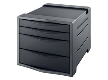 Irattároló, műanyag, 4 fiókos, ESSELTE Europost, Vivida 