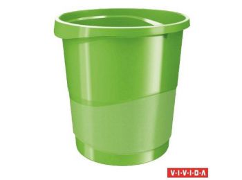 Papírkosár, 14 liter, ESSELTE Europost, Vivida zöld (E623