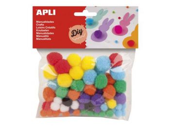 Pom-pom, APLI Creative, vegyes színek (LCA13061)