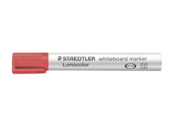 Táblamarker, 2-5 mm, vágott, STAEDTLER Lumocolor 351 B, piros (TS351B2)