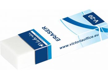 Radír, papírtokkal, VICTORIA V20 (JRV20)