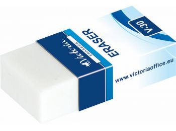 Radír, papírtokkal, VICTORIA V30 (JRV30)
