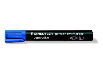 Alkoholos marker, 2-5 mm, vágott, STAEDTLER Lumocolor 350, kék (TS3503)