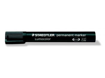 Alkoholos marker, 2-5 mm, vágott, STAEDTLER Lumocolor 350, fekete (TS3509)