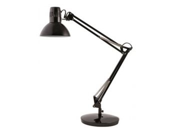 Asztali lámpa, 11 W, ALBA Architect, fekete (VLAARCHI)