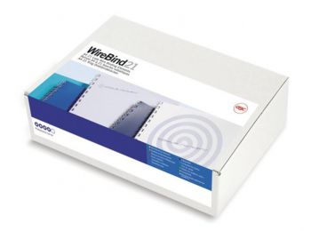 Spirál, fém, 21, 10 mm, 85 lap, GBC MultiBind 21,  fehér