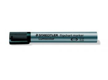Flipchart marker, 2 mm, kúpos, STAEDTLER Lumocolor 356, fekete (TS3569)