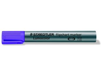 Flipchart marker, 2,5 mm, vágott, STAEDTLER Lumocolor 356 B