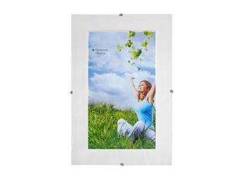 Képkeret, klipes, üveggel, 10x15 cm (DKCL01)