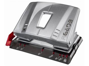 Lyukasztó, kétlyukú, 25 lap, fém, MAPED Advanced, szürk