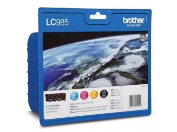 LC985BCMY Tintapatron multipack DCP J125, BROTHER, b+c+m+y, 