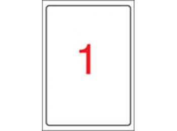 Etikett, tintasugaras nyomtatóhoz, 199,6 x 289,1 mm, fénye