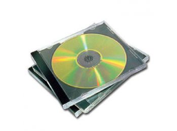 CD-tok, normál, 1 lemez, FELLOWES, fekete (IFW98310)