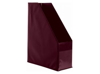 Iratpapucs, PVC, 95 mm, VICTORIA, bordó (IDVB)