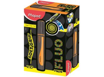 Szövegkiemelő, 1-5 mm, MAPED Fluo Peps Max, narancssárga 
